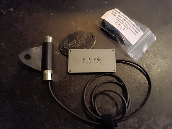 Krivo Veriphonic Magnetic Pickup for acoustic guitar.